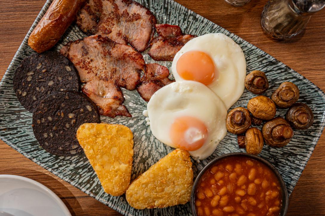 Breakfast menu at Jenny's Restaurant Northampton